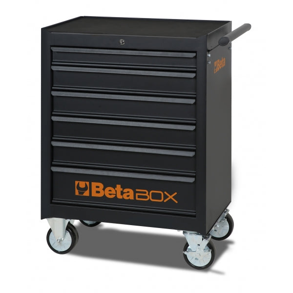 C04-BOX - CARRO PARA FERRAMENTAS MODELO BETA BOX COM 6 GAVETAS - PRETO (C04-BOX)