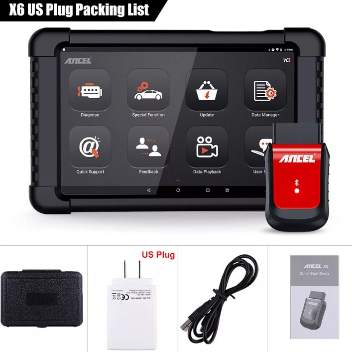 ANCEL SCANNER AUTOMOTIVO X6 - Aberama