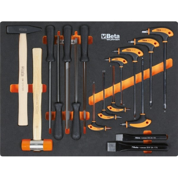 KIT/PRM2 - JOGO COM 268 FERRAMENTAS PARA BETA BOX- MODELO BETA WORKER