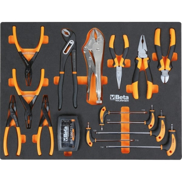 KIT/PRM2 - JOGO COM 268 FERRAMENTAS PARA BETA BOX- MODELO BETA WORKER