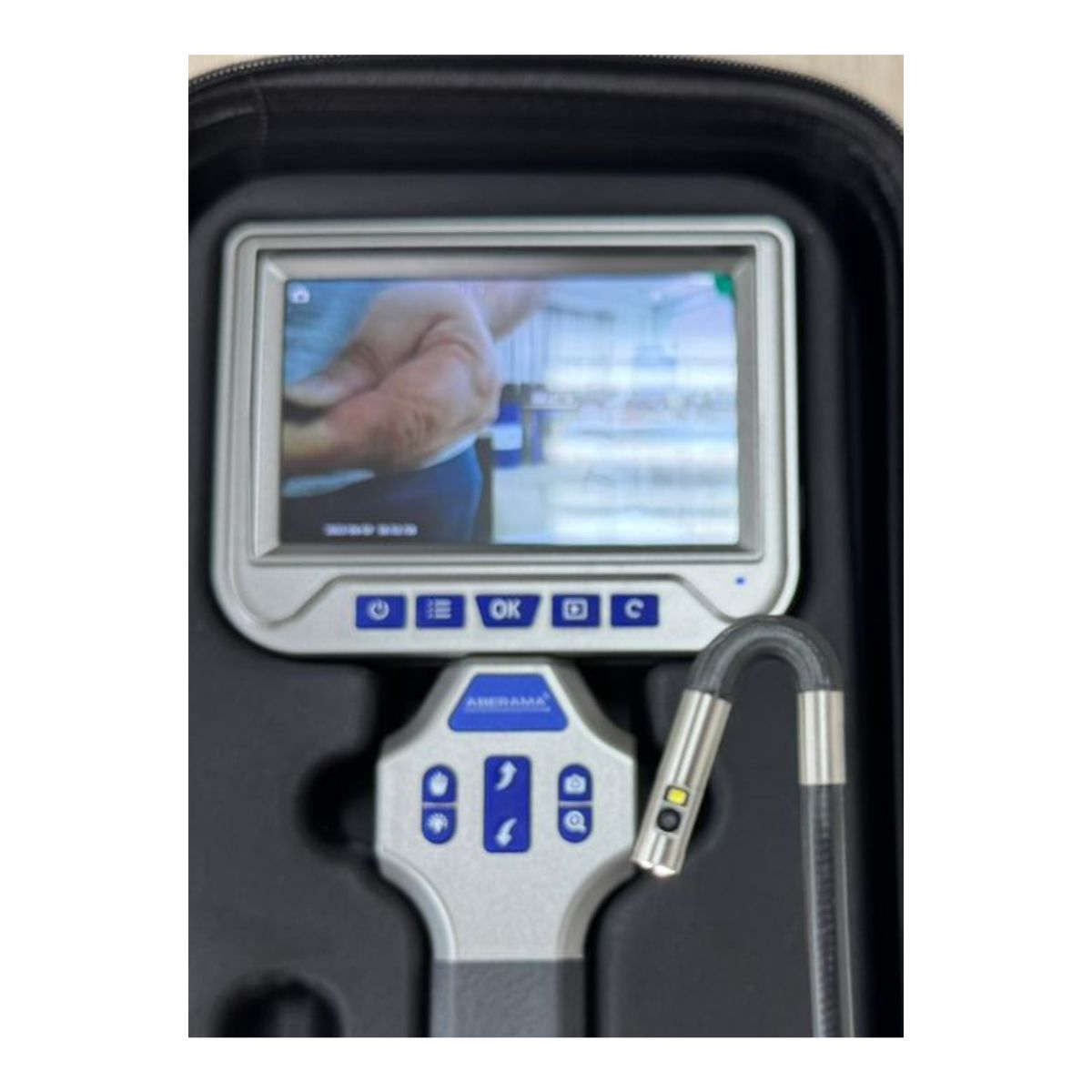 ENDOSCOPIO DIGITAL AUTOMOTIVO, MODELO MS50, MARCA ABERAMA, PROJETADO PARA INSPECOES VISUAIS EM LOCAIS DE DIFICIL ACESSO,