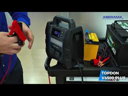 TOPDON AUXILIAR DE PARTIDA V4500 TESTADOR  PARA BATERIA 12V